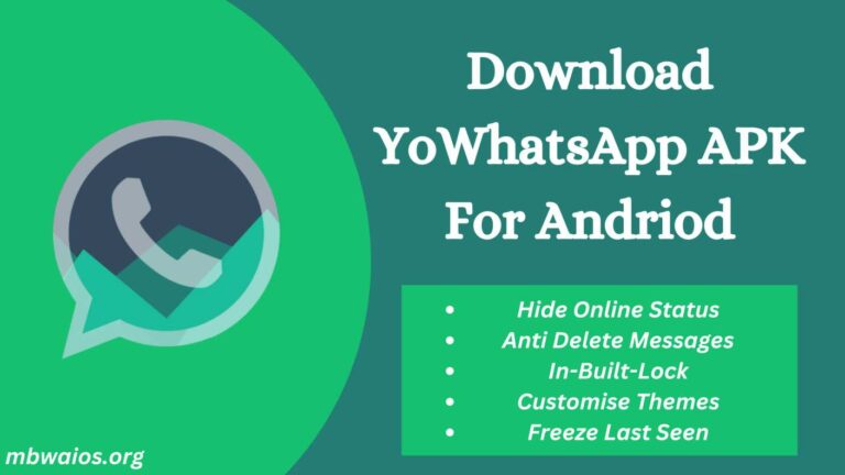 YOWhatsApp APK v10.10 Última versión 2024 Descargar Gratuita